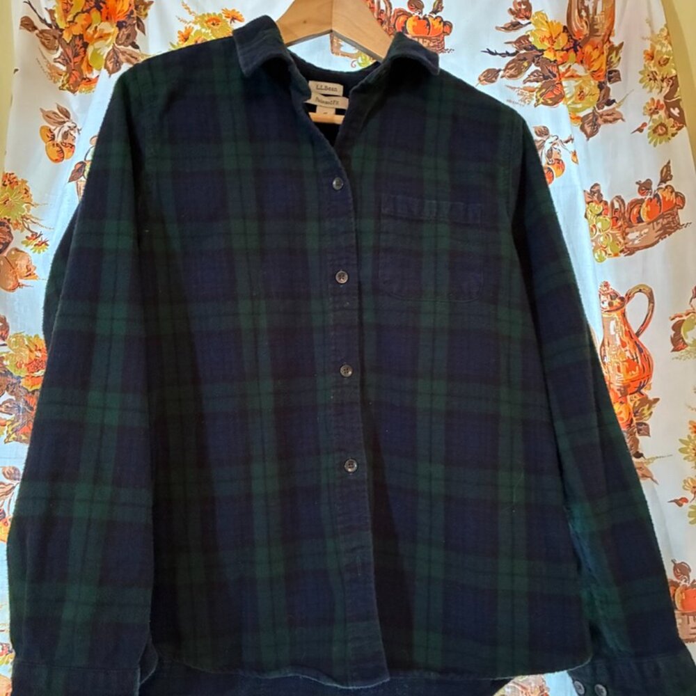 LL Bean Wome's Relaxed Flannel